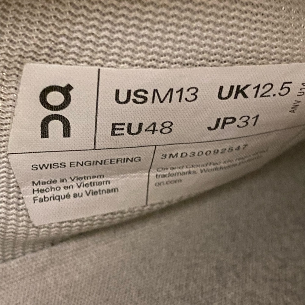 On Cloudeclipse Alloy White Speedboard Running Sh… - image 8